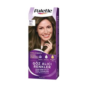Palette Göz Alıcı Renkler 5-1 Küllü Açık Kahve Saç Boyası