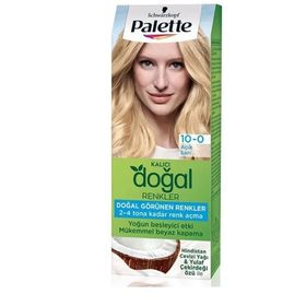 Palette Kalıcı Doğal Renkler 10 0 Açık Sarı Saç Boyası