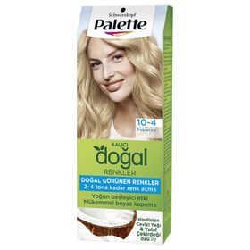 Palette Kalıcı Doğal Renkler 10-4 2'li Saç Boyası ve Saç Açıcı Tarak