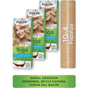 Palette Kalıcı Doğal Renkler 10-4 Papatya x3 Saç Boyası