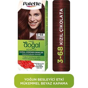 Palette Kalıcı Doğal Renkler 3-68 Kızıl Çikolata 2 Adet Saç Boyası