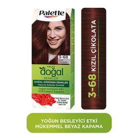 Palette Kalıcı Doğal Renkler 3-68 Kızıl Çikolata 2 Adet Saç Boyası