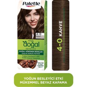 Palette Kalıcı Doğal Renkler 4-0 Kahve Kakao Yağı Saç Boyası