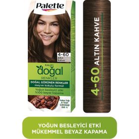 Palette Kalıcı Doğal Renkler 4-60 Altın Kahve Kakao Yağı Saç Boyası