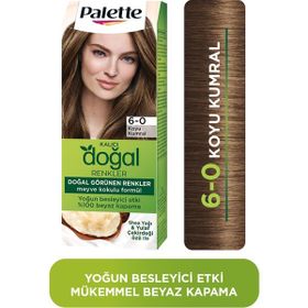 Palette Kalıcı Doğal Renkler 6-0 Koyu Kumral Shea Yağı Saç Boyası