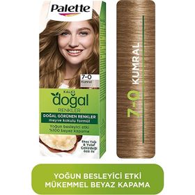 Palette Kalıcı Doğal Renkler 7-0 Kumral 2 Adet Saç Boyası