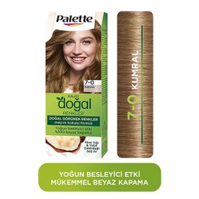 Palette Kalıcı Doğal Renkler 7-0 Kumral 2 Adet Saç Boyası