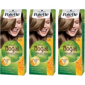Palette Kalıcı Doğal Renkler 7-0 Kumral x3 Saç Boyası