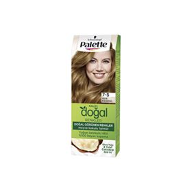 Palette Kalıcı Doğal Renkler 7-5 Açık Karamel 2x110 ml Saç Boyası