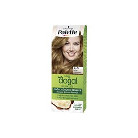 Palette Kalıcı Doğal Renkler 7-5 Açık Karamel 2x110 ml Saç Boyası
