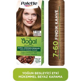 Palette Kalıcı Doğal Renkler 7-60 Fındık Kahve Goji Berry Özü Saç Boyası