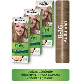 Palette Kalıcı Doğal Renkler 8-16 3 Adet Saç Boyası