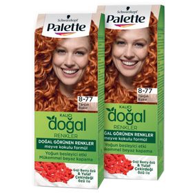 Palette Kalıcı Doğal Renkler 8-77 Tarçın Bakır 2 Adet Saç Boyası