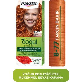 Palette Kalıcı Doğal Renkler 8-77 Tarçın Bakır Goji Berry Özü Saç Boyası