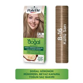 Palette Kalıcı Doğal Renkler Set 8-16 Küllü Sarı Saç Boyası
