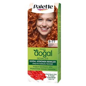 Palette Kalıcı Doğal Renkler Set 8-77 Tarçın Bakır Saç Boyası