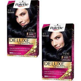 Palette Natural 1-1 Gece Mavisi 2 Adet Saç Boyası