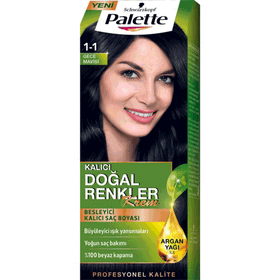 Palette Natural 1.1 Gece Mavisi Saç Boyası