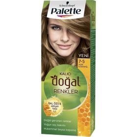 Palette Natural Colors 7-5 Açık Karamel 4 Adet Saç Boyası