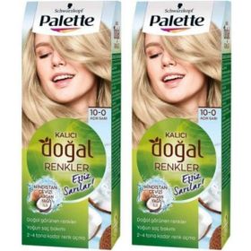 Palette Natural Colors Kalıcı Doğal Renkler 10-0 Açık Sarı 2 Adet Saç Boyası