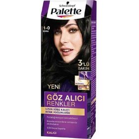 Palette Yoğun Göz Alıcı Renk 1-0 Siyah Saç Boyası