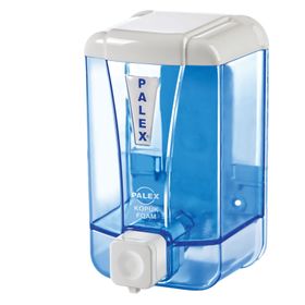 Palex 1000 cc Şeffaf Mavi Sıvı Sabun Dispenseri