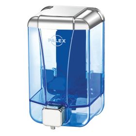 Palex 3430-2 1000 cc Krom Şeffaf Sıvı Sabun Dispenseri