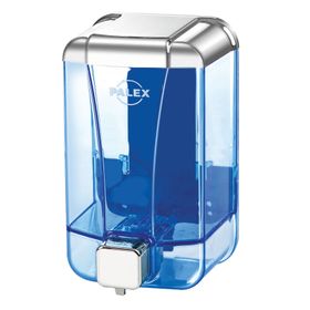 Palex 3430-2 1000 cc Krom Şeffaf Sıvı Sabun Dispenseri