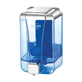 Palex 3430-2 1000 cc Krom Şeffaf Sıvı Sabun Dispenseri
