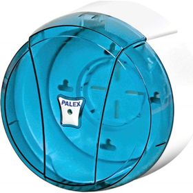 Palex 3442-1 Şeffaf Mavi Mini Pratik Tuvalet Kağıdı Dispenseri