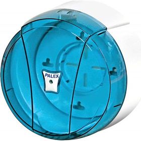 Palex 3442-1 Şeffaf Mavi Mini Pratik Tuvalet Kağıdı Dispenseri
