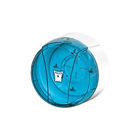 Palex 3442-1 Şeffaf Mavi Mini Pratik Tuvalet Kağıdı Dispenseri