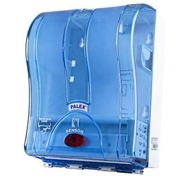 Palex 3491-1 21 cm Şeffaf Mavi Otomatik Havlu Dispenseri