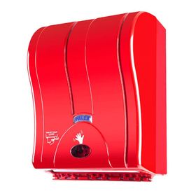 Palex 3491-B 21 cm Kırmızı Prestij Otomatik Havlu Dispenseri