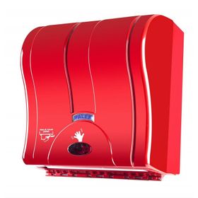 Palex 3491-B 21 cm Kırmızı Prestij Otomatik Havlu Dispenseri