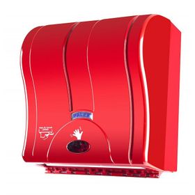Palex 3491-B 21 cm Kırmızı Prestij Otomatik Havlu Dispenseri