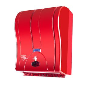 Palex 3491-B 21 cm Kırmızı Prestij Otomatik Havlu Dispenseri