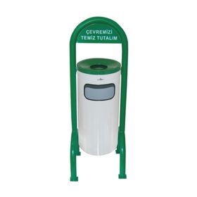 Palex 3560-3 Ayaklı Boyalı Bahçe Tipi Çöp Kovası