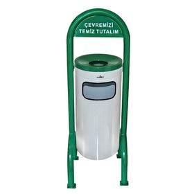 Palex 3560-3 Ayaklı Boyalı Bahçe Tipi Çöp Kovası