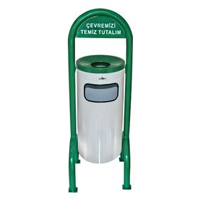 Palex 3560-3 Ayaklı Boyalı Bahçe Tipi Çöp Kovası