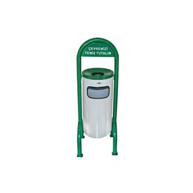 Palex 3560-3 Ayaklı Boyalı Bahçe Tipi Çöp Kovası