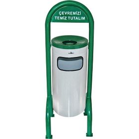 Palex 3560-3 Ayaklı Boyalı Bahçe Tipi Çöp Kovası