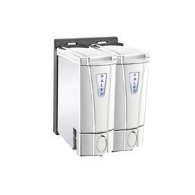 Palex 3564-K 2x250 cc Krom Kaplama Mini Sıvı Sabun Dispenseri