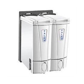Palex 3564-K 2x250 cc Krom Kaplama Mini Sıvı Sabun Dispenseri