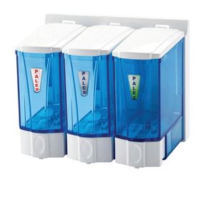 Palex 3566-0 3x250 cc Şeffaf Mini Sıvı Sabun Dispenseri