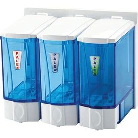 Palex 3566-0 3x250 cc Şeffaf Mini Sıvı Sabun Dispenseri