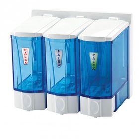 Palex 3566-0 3x250 cc Şeffaf Mini Sıvı Sabun Dispenseri