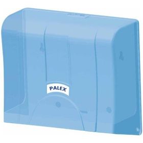 Palex 3570-1 Standart Z Katlı Şeffaf Mavi Kağıt Havlu Dispenseri