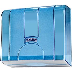 Palex 3570-1 Standart Z Katlı Şeffaf Mavi Kağıt Havlu Dispenseri