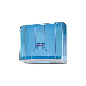 Palex 3570-1 Standart Z Katlı Şeffaf Mavi Kağıt Havlu Dispenseri
